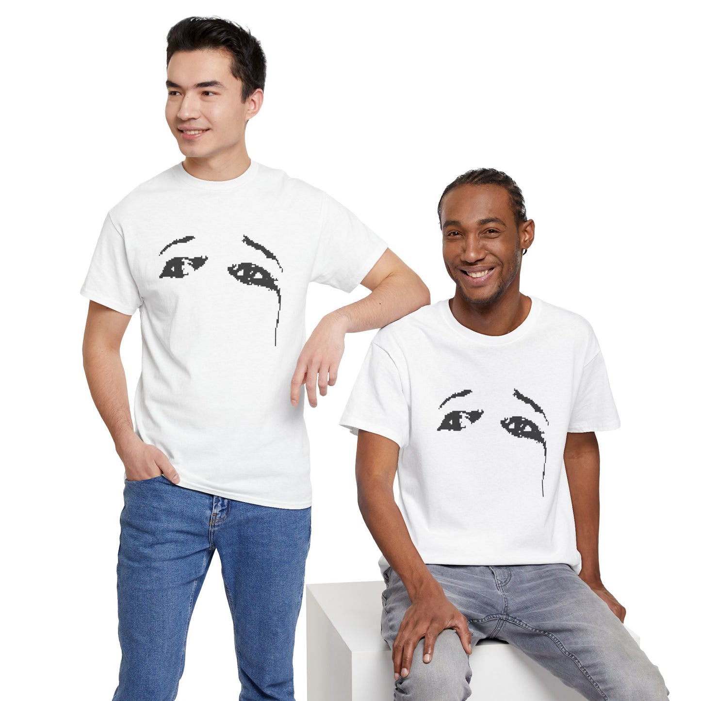 Minimalist Teary Eyes Graphic Tee